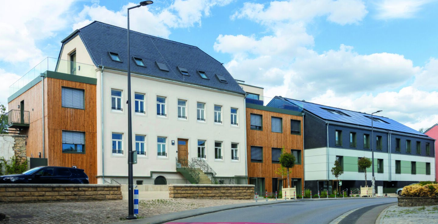 Centre Wellenstein no der Restauratioun · Stroossesiicht